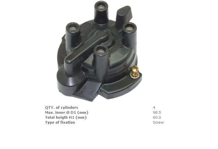 Кришка (дв.k25,h15,h25) розподільника запалювання Nissan [2216255k10; Fol./a-ej23-102a-0067a; tvh/ 2663885]