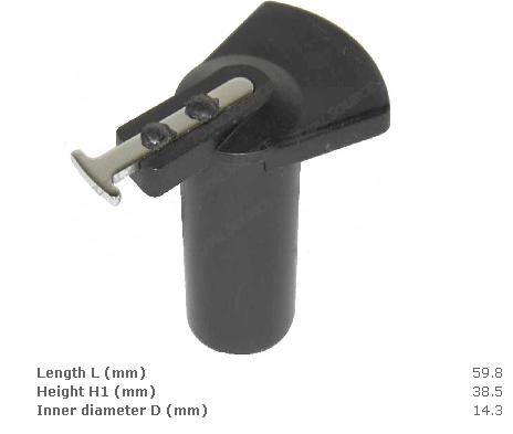 Ротор (дв.4y) - бігунок трамблера (розподільника запалювання) [191027600771; Fol./a-ej24-051a-1384a; tvh/ 428895]