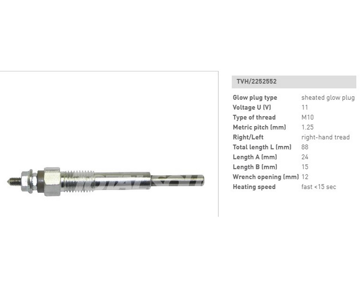 Свічка (дв.4fe1) розжарення 11V