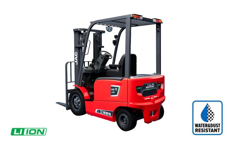 Новий електричний  навантажувач JAC з літій АКБ